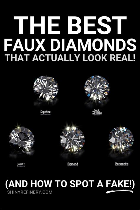 fake diamonds clothing|what is a faux diamond.